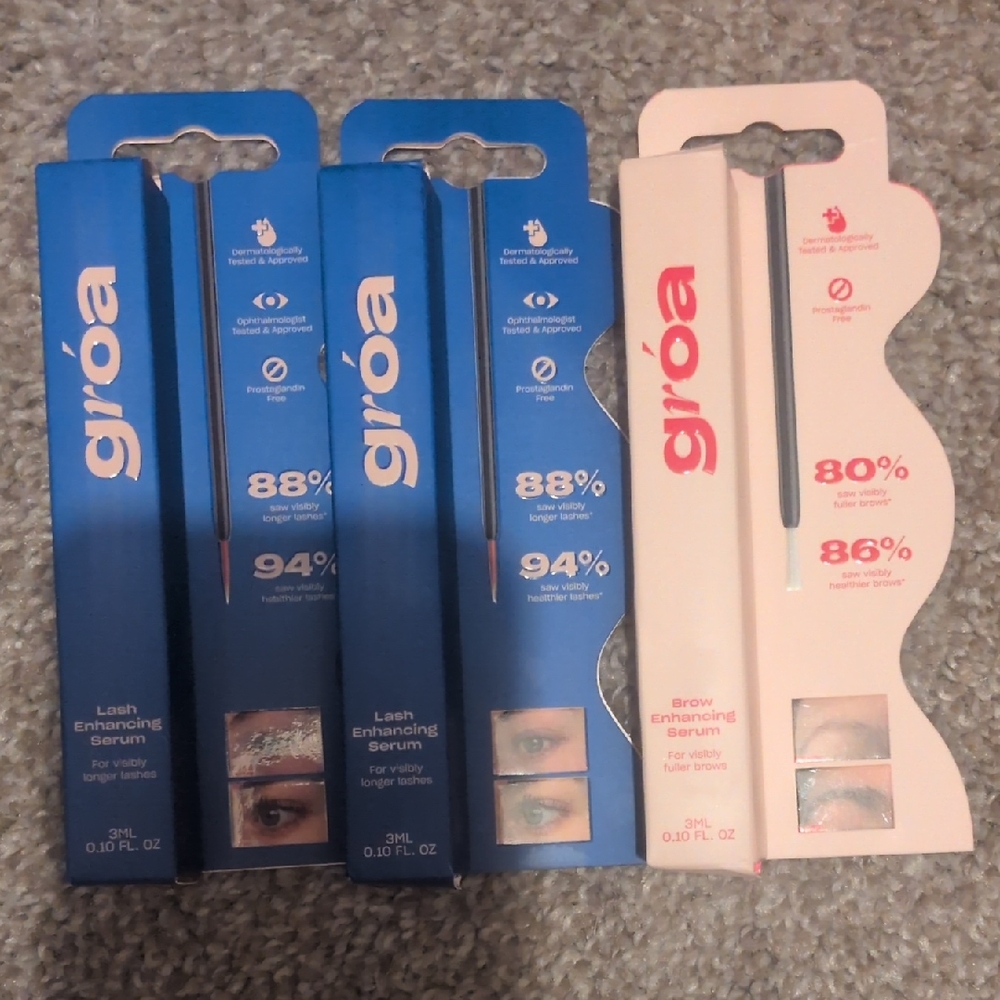 Gróa Lash and Brow Enhancing Serum Set